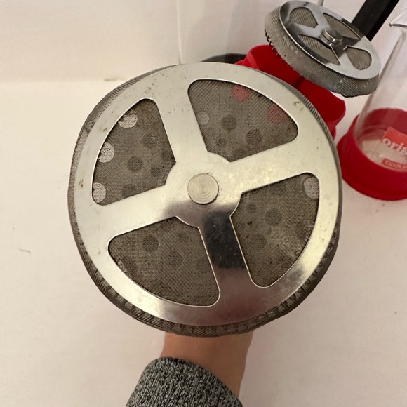 Set of 2 gently used body French coffee presses one full size one mini - Picture 10 of 11